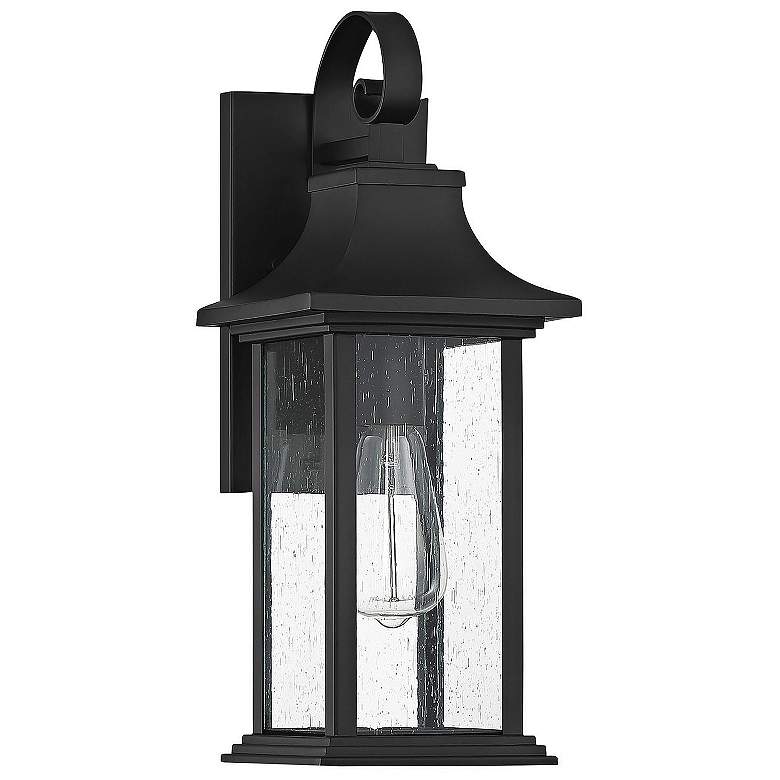 Image 3 Savoy House Hancock 17.25" High Matte Black 1-Light Outdoor Wall Light more views