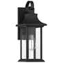3_Savoy House Hancock 17.25" High Matte Black 1-Light Outdoor Wall Light more views