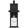 4_Savoy House Hancock 17.25" High Matte Black 1-Light Outdoor Wall Light more views