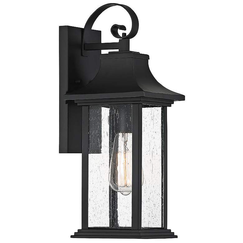 Image 5 Savoy House Hancock 17.25" High Matte Black 1-Light Outdoor Wall Light more views