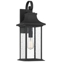 Savoy House Hancock 22 3/4"H Matte Black Outdoor Wall Light