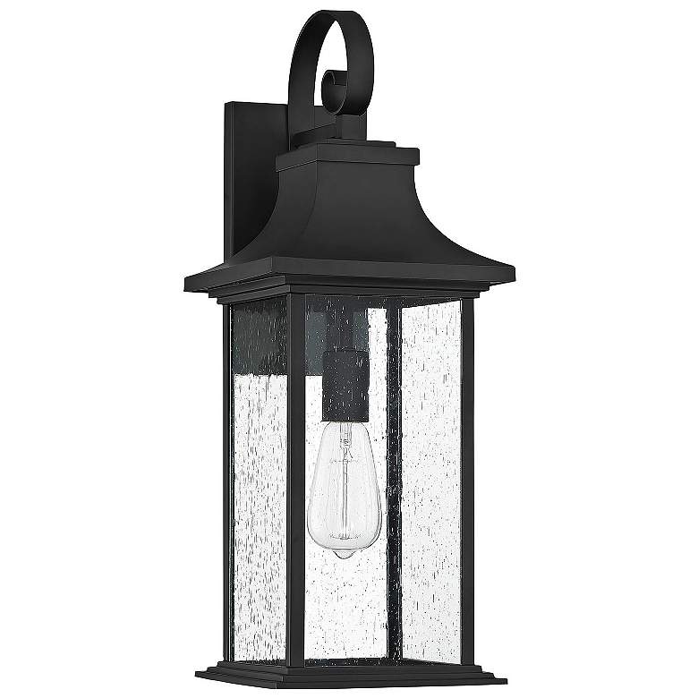 Image 2 Savoy House Hancock 22 3/4"H Matte Black Outdoor Wall Light more views