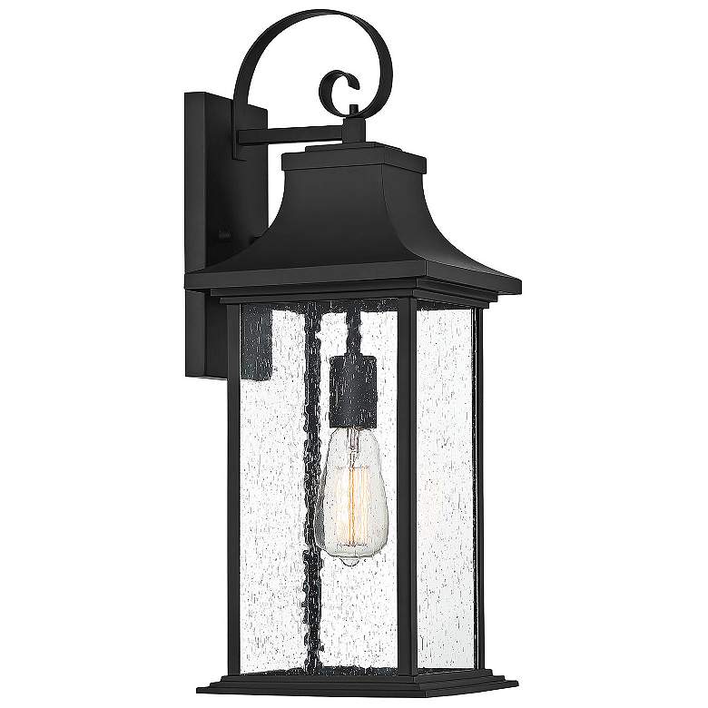Image 4 Savoy House Hancock 22 3/4"H Matte Black Outdoor Wall Light more views