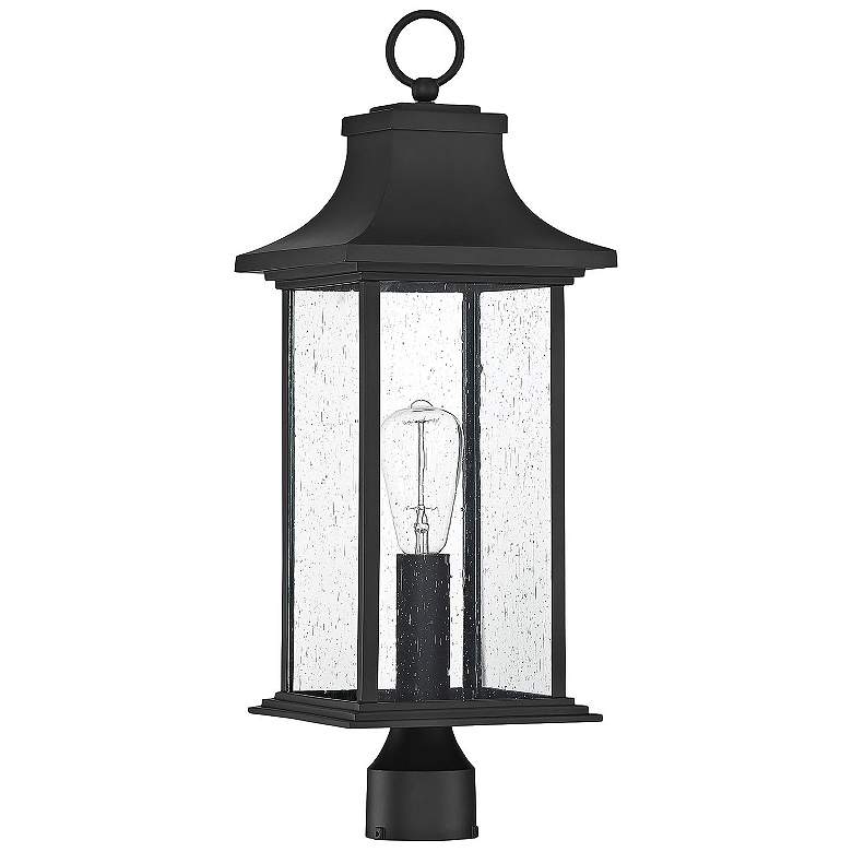 Image 2 Savoy House Hancock 24 1/4"H Matte Black Outdoor Post Light more views
