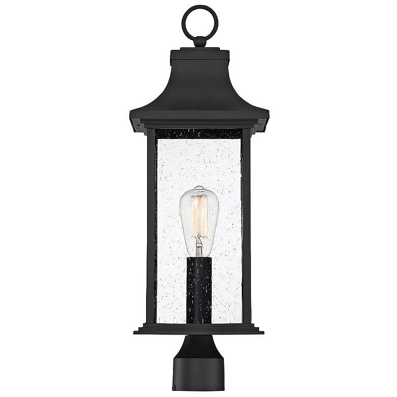 Image 3 Savoy House Hancock 24 1/4"H Matte Black Outdoor Post Light more views
