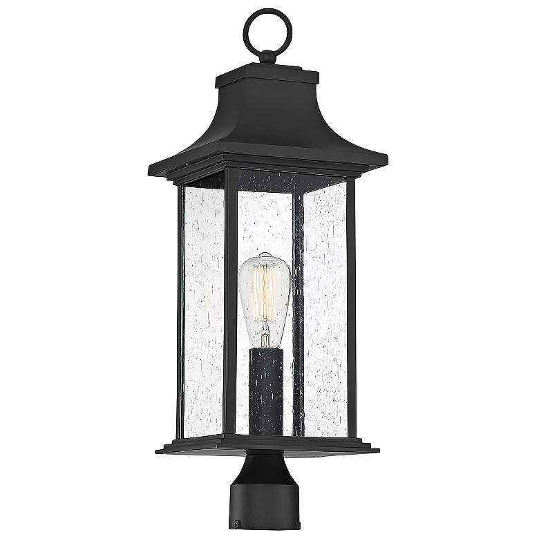 Image 4 Savoy House Hancock 24 1/4"H Matte Black Outdoor Post Light more views