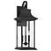 Savoy House Hancock 27.75" High Matte Black 3-Light Outdoor Wall Light