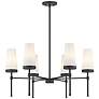 Thumbnail3 of Savoy House Haynes 30" Wide Matte Black 6-Light Chandelier more views