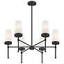 Thumbnail4 of Savoy House Haynes 30" Wide Matte Black 6-Light Chandelier more views
