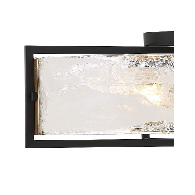 Image 2 Savoy House Hayward 24" Matte Black with Warm Brass Accents Ceiling Li more views