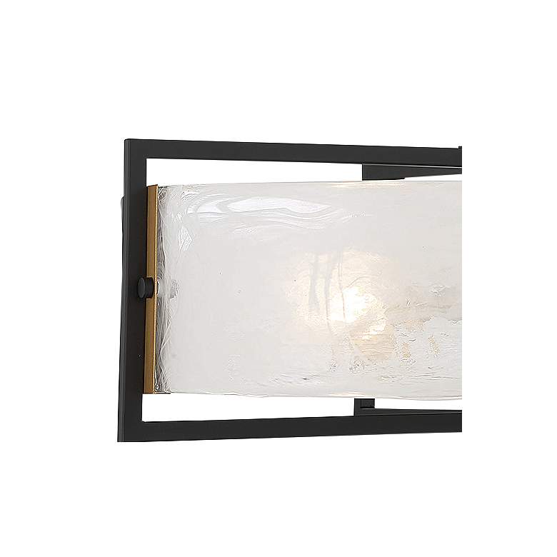 Image 3 Savoy House Hayward 28" Wide Matte Black 5-Light Rectangular Pendant more views