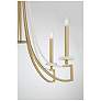 6_Savoy House Helen 27" Wide Warm Brass 5-Light Chandelier more views