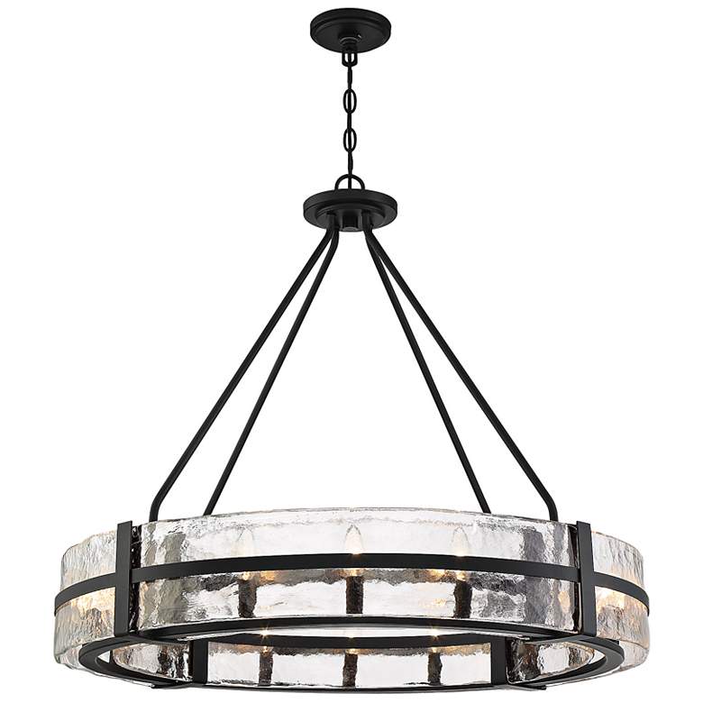 Image 7 Savoy House Hudson 36" Wide Matte Black Pendant Light more views