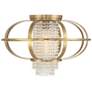 1_Savoy House Idlewild 20" Wide Warm Brass Ceiling Light