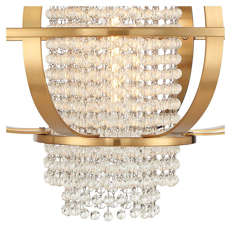 Image 2 Savoy House Idlewild 20" Wide Warm Brass Ceiling Light more views