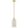 3_Savoy House Isla Blanca 8" Wide Warm Brass Mini Pendant more views