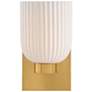 3_Savoy House Isla Blanca 9" High Warm Brass Wall Sconce more views
