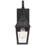 Thumbnail3 of Savoy House Jackson Black with Gold Highlights Outdoor Wall Light more views