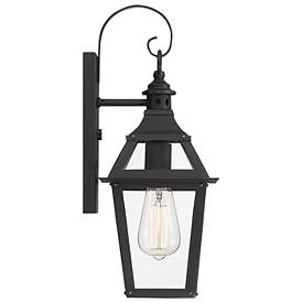 Image5 of Savoy House Jackson Black with Gold Highlights Outdoor Wall Light more views