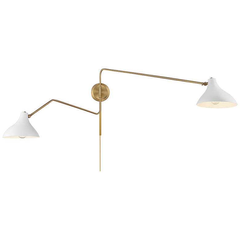 Image 1 Savoy House Jaxson 20 1/2" High Natural Brass 2-Light Sconce