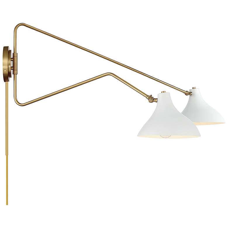Image 6 Savoy House Jaxson 20 1/2" High Natural Brass 2-Light Sconce more views