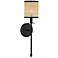 Savoy House Jaylar 20" High Matte Black Wall Sconce