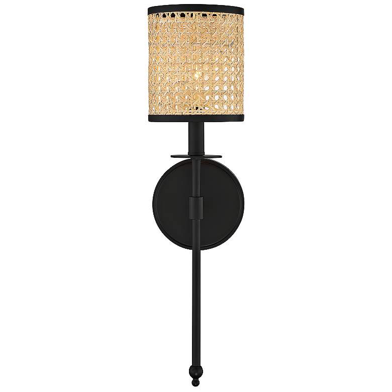Image 4 Savoy House Jaylar 20" High Matte Black Wall Sconce more views