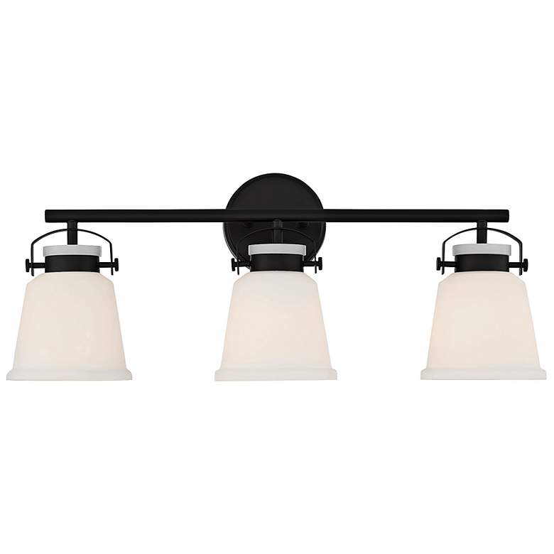 Image 1 Savoy House Kaden 26" Wide Matte Black 3-Light Bath Light
