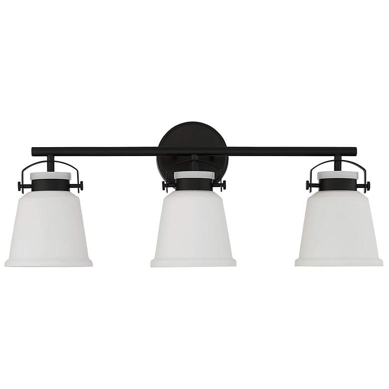 Image 2 Savoy House Kaden 26" Wide Matte Black 3-Light Bath Light more views
