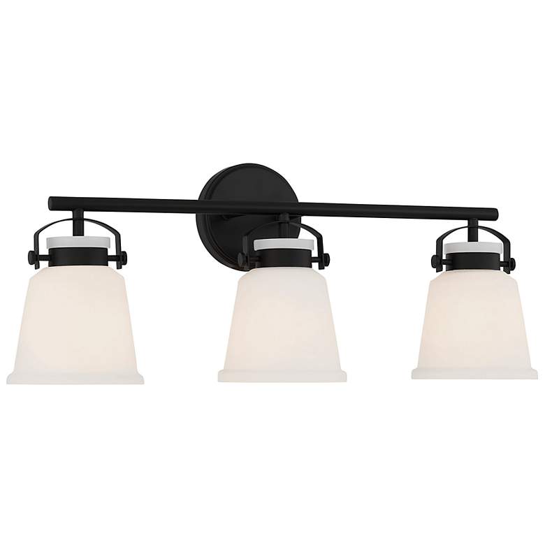 Image 3 Savoy House Kaden 26" Wide Matte Black 3-Light Bath Light more views