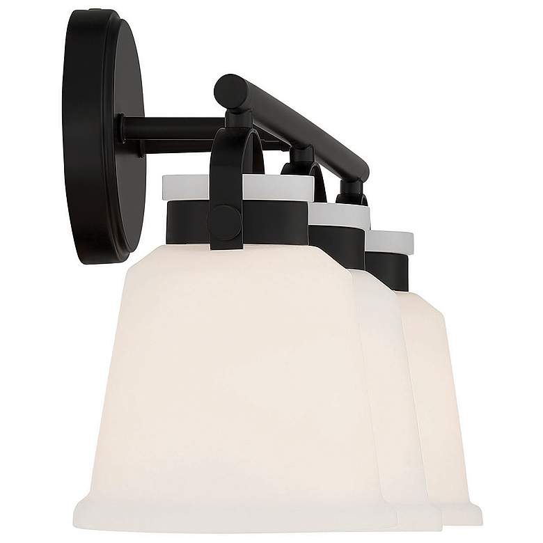 Image 5 Savoy House Kaden 26" Wide Matte Black 3-Light Bath Light more views