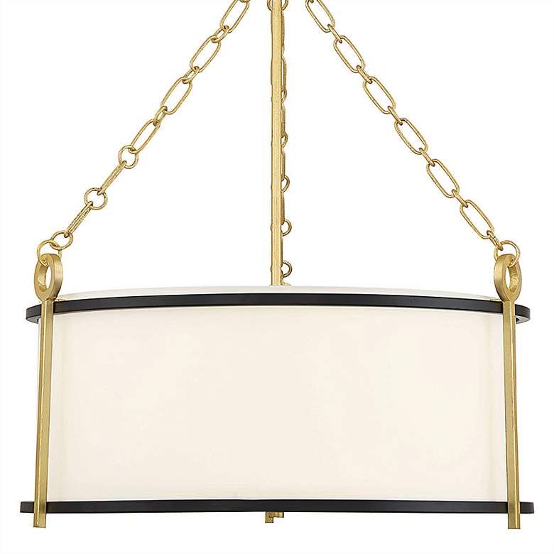 Image 2 Savoy House Kian 22" Wide Gold Drum Pendant Light more views