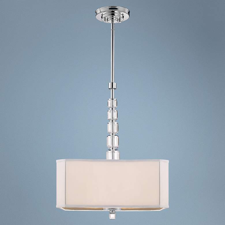 Image 1 Savoy House Kirra Polished Nickel 19" Wide Chandelier