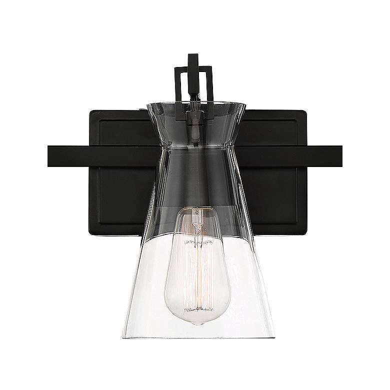 Image 2 Savoy House Lakewood 24" Wide Matte Black 3-Light Bath Light more views