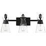 3_Savoy House Lakewood 24" Wide Matte Black 3-Light Bath Light more views