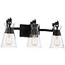 4_Savoy House Lakewood 24" Wide Matte Black 3-Light Bath Light more views