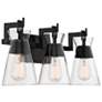 5_Savoy House Lakewood 24" Wide Matte Black 3-Light Bath Light more views