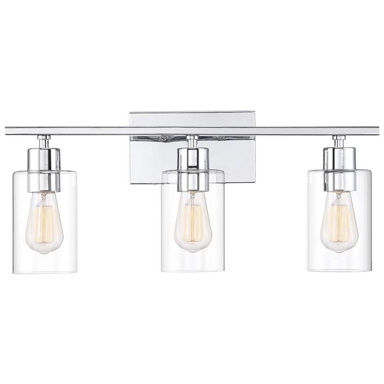 Image 1 Savoy House Lambert 22 inchW Polished Chrome 3-Light Bath Light