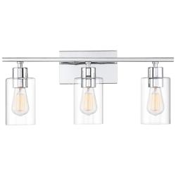 Savoy House Lambert 22"W Polished Chrome 3-Light Bath Light