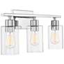 4_Savoy House Lambert 22"W Polished Chrome 3-Light Bath Light more views