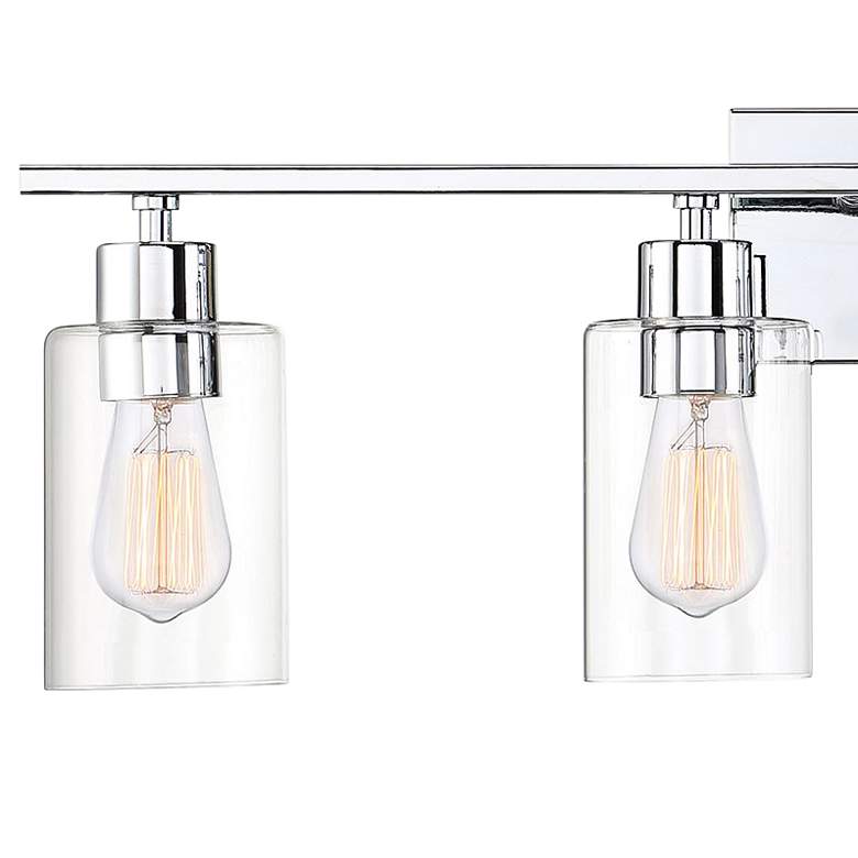 Image 2 Savoy House Lambert 31"W Polished Chrome 4-Light Bath Light more views