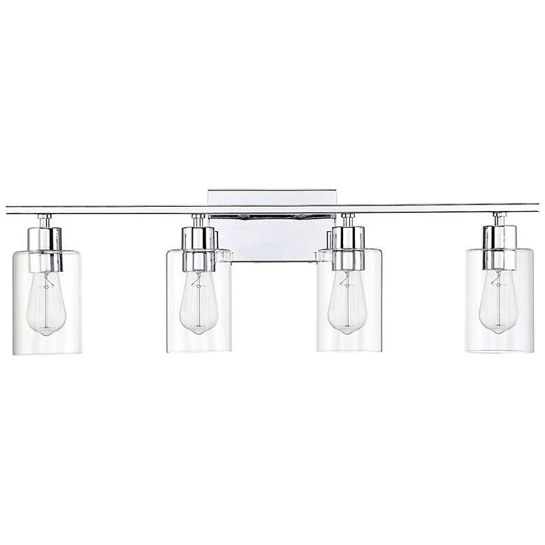 Image 3 Savoy House Lambert 31"W Polished Chrome 4-Light Bath Light more views