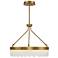 Savoy House Landon 27" Wide Warm Brass Integrated LED Pendant