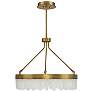 2_Savoy House Landon 27" Wide Warm Brass Integrated LED Pendant more views