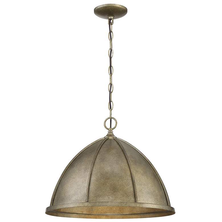 Image 1 Savoy House Laramie 18" Wide Chelsea Gold 1-Light Pendant