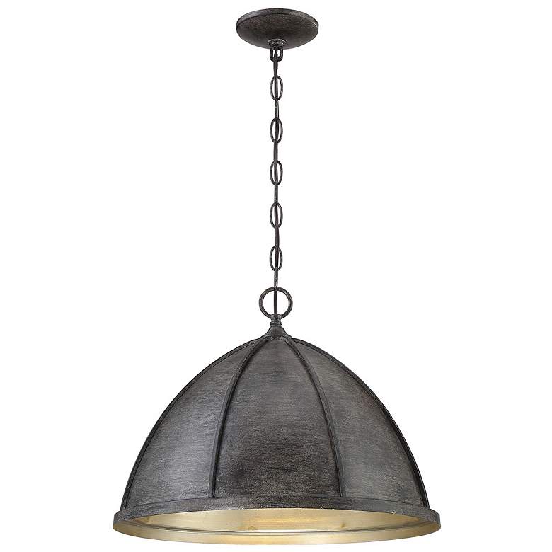 Image 1 Savoy House Laramie 18" Wide Chelsea Walnut 1-Light Pendant