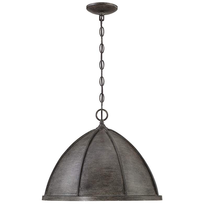 Image 3 Savoy House Laramie 18" Wide Chelsea Walnut 1-Light Pendant more views