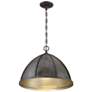 5_Savoy House Laramie 18" Wide Chelsea Walnut 1-Light Pendant more views
