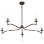 Thumbnail4 of Savoy House Laramie 43" Wide Chelsea Walnut 5-Light Chandelier more views