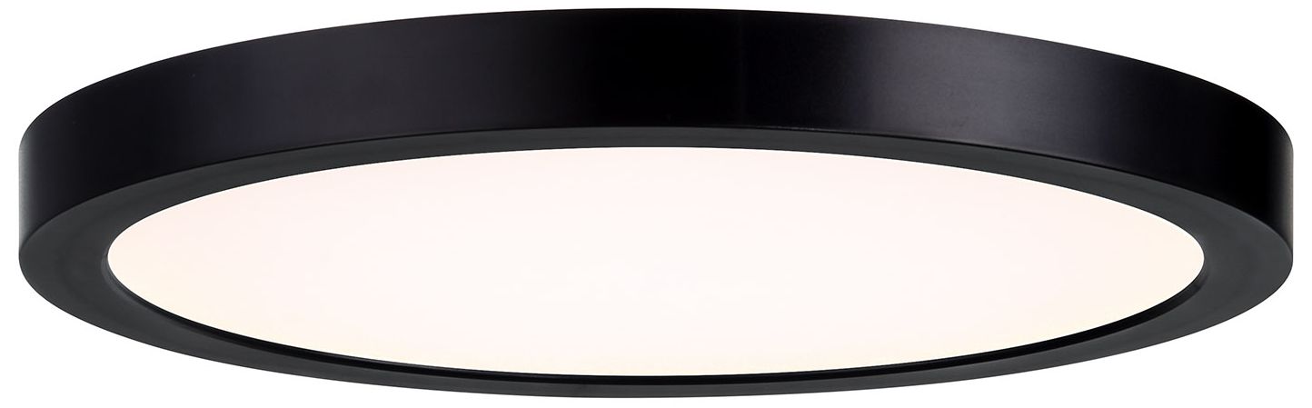Savoy House LED Flush Mount Black Collection